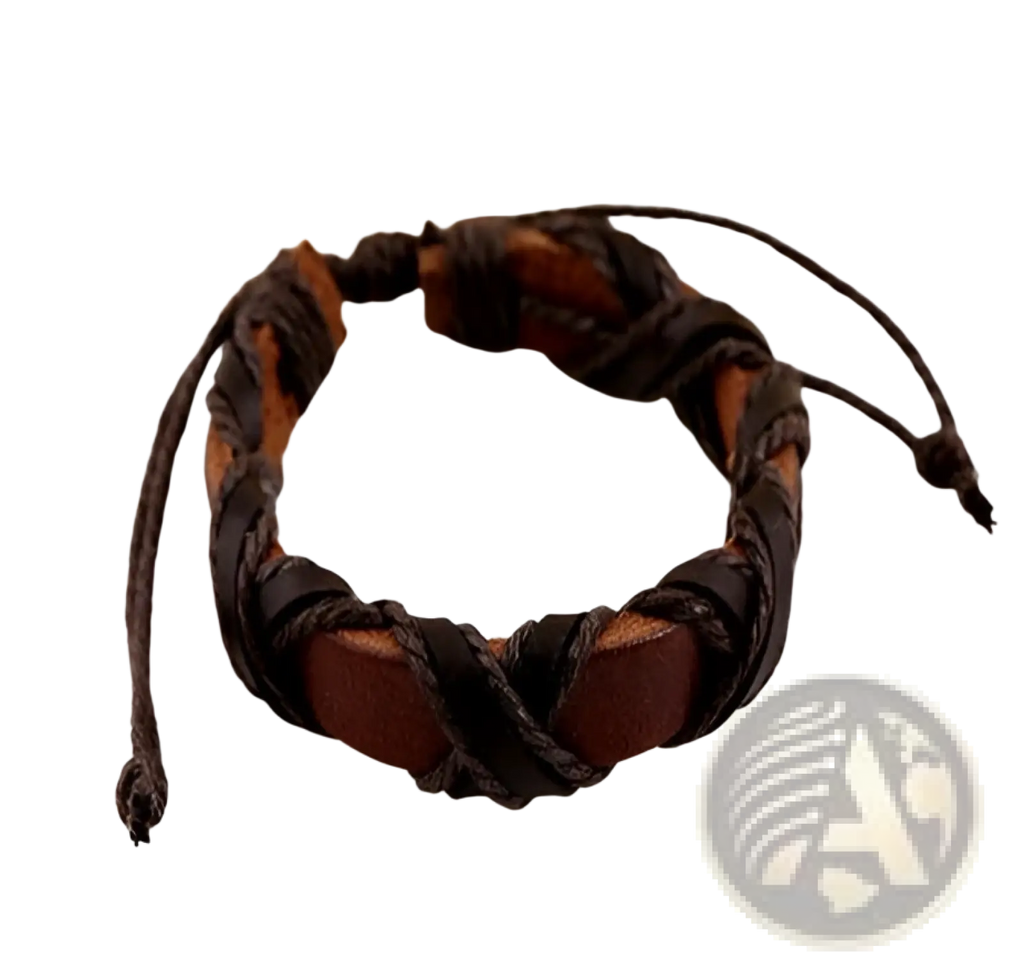 Asgard Braided Leather Nordic Bracelet Set