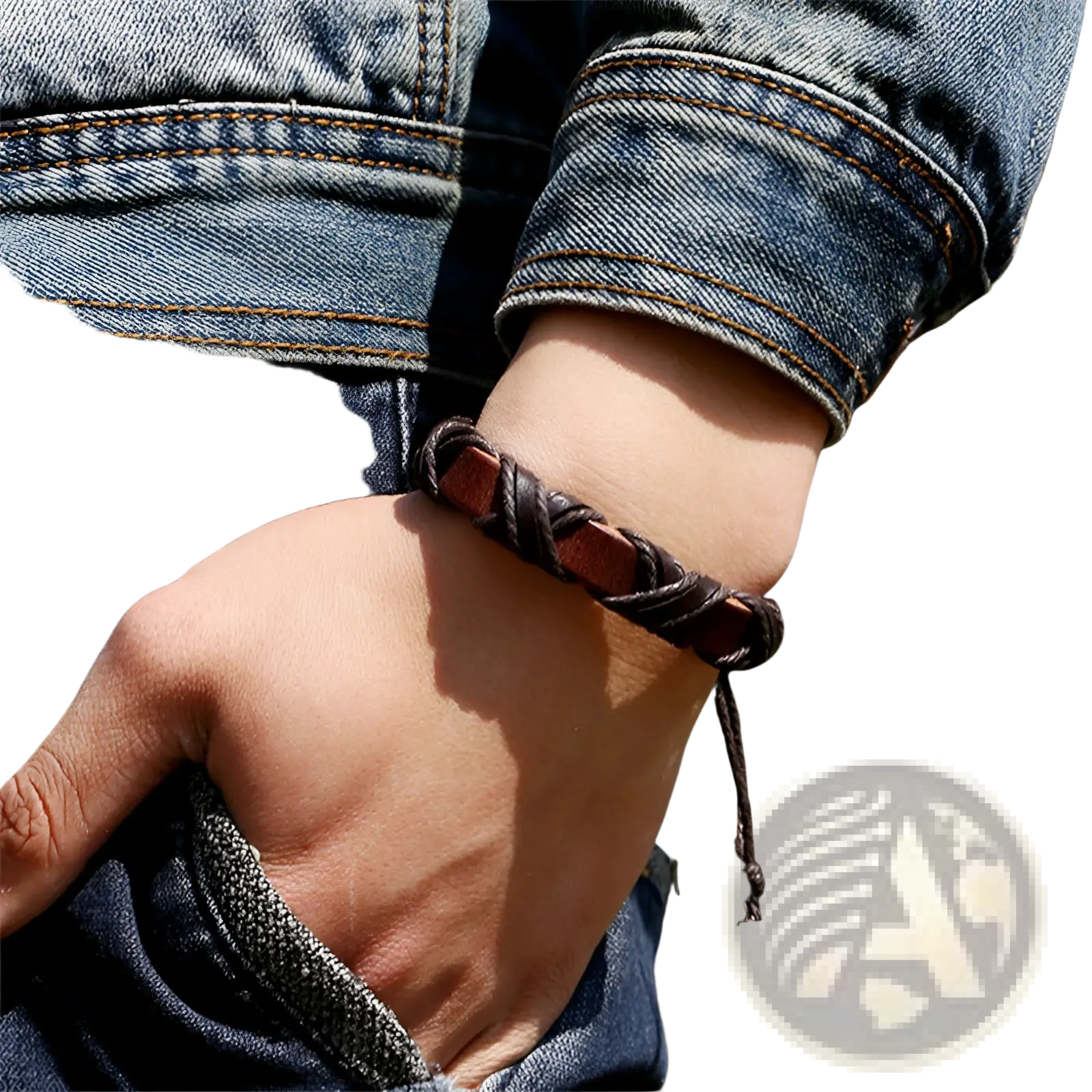 Asgard Braided Leather Nordic Bracelet Set