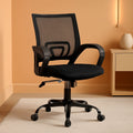 Ergonomic Black Office Chair With Lumbar Support And Mesh
