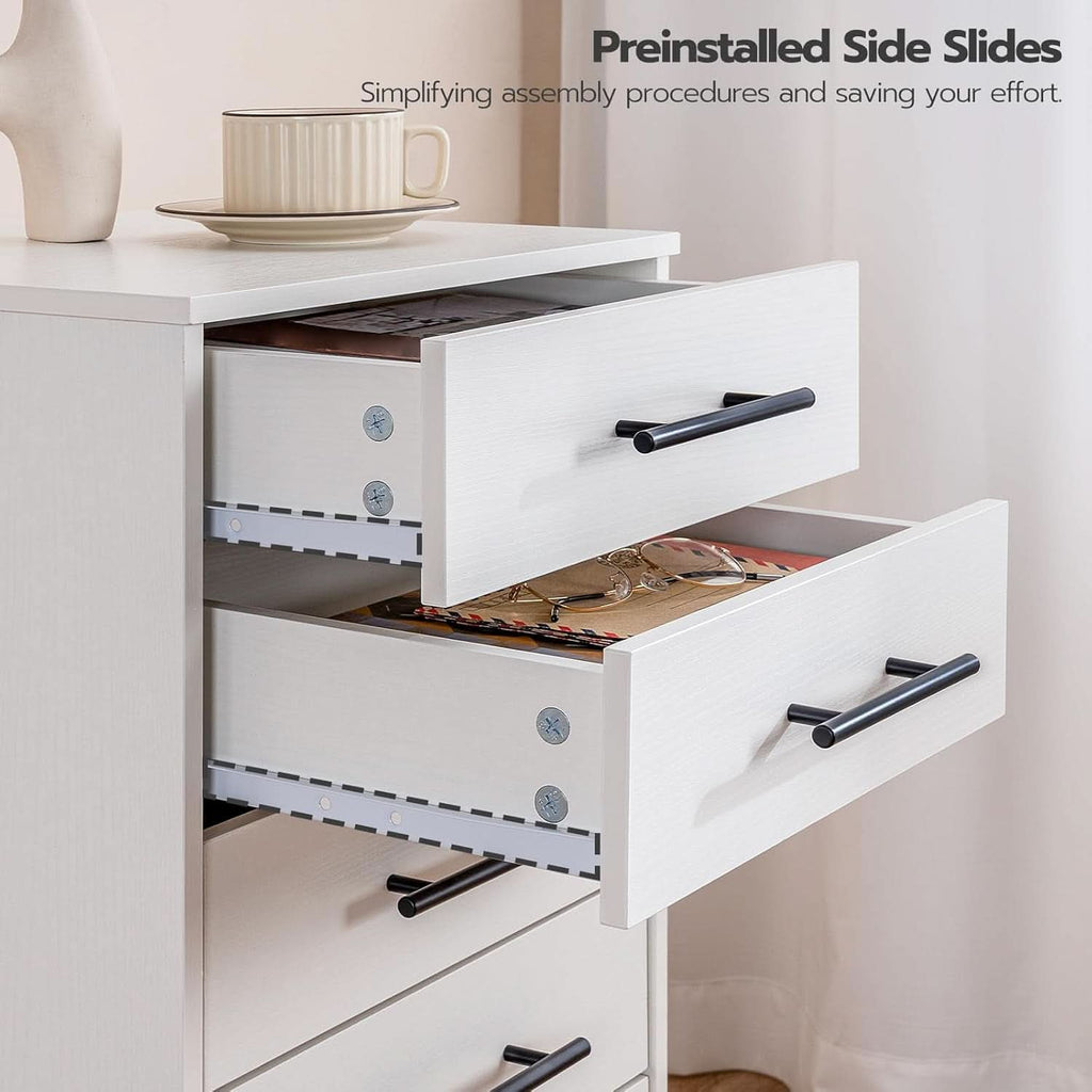 White 7 Drawer File Cabinet Storage For Home Office