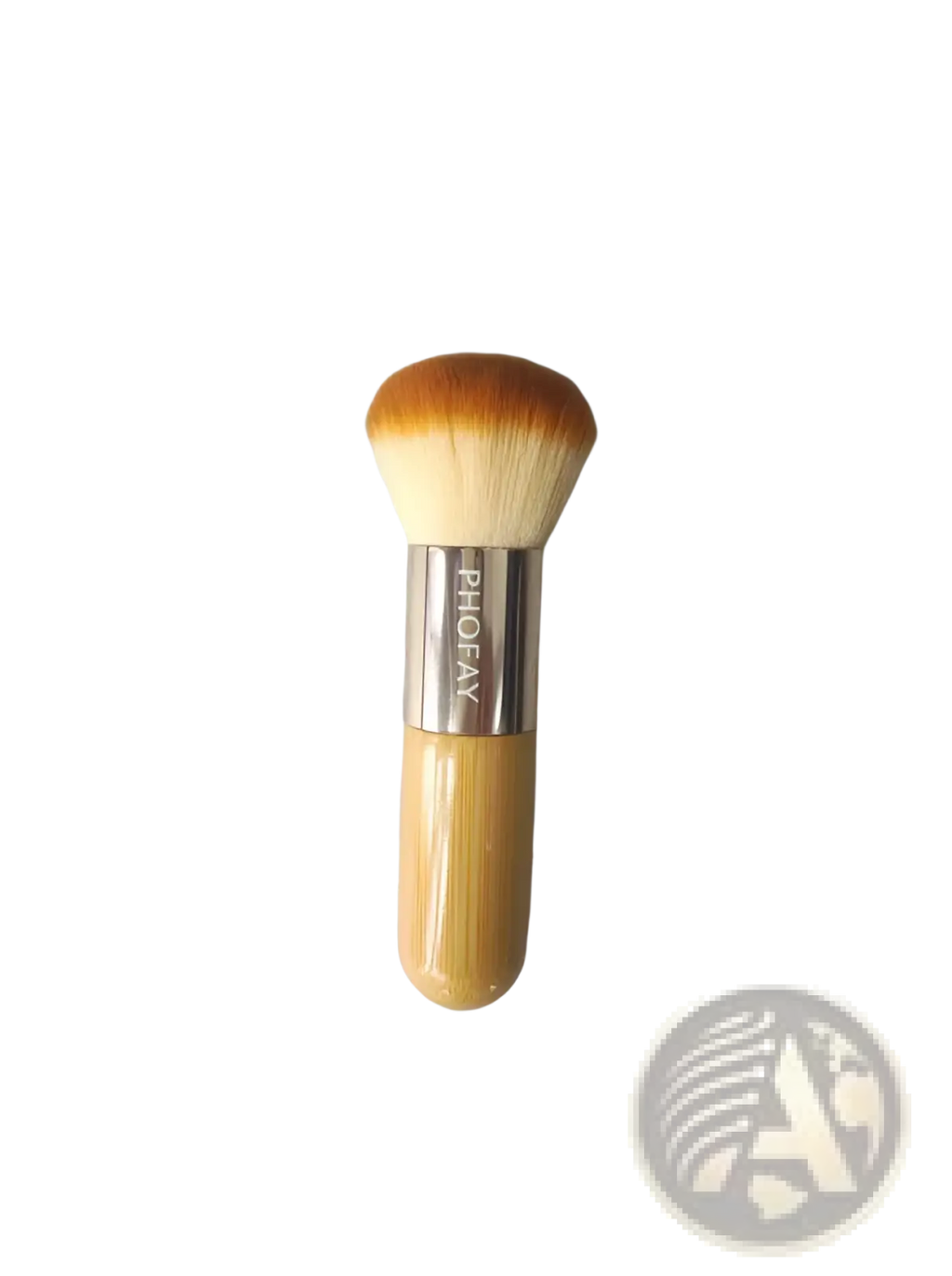 Bamboo Makeup Brush Set with Orange Gradient Bristles