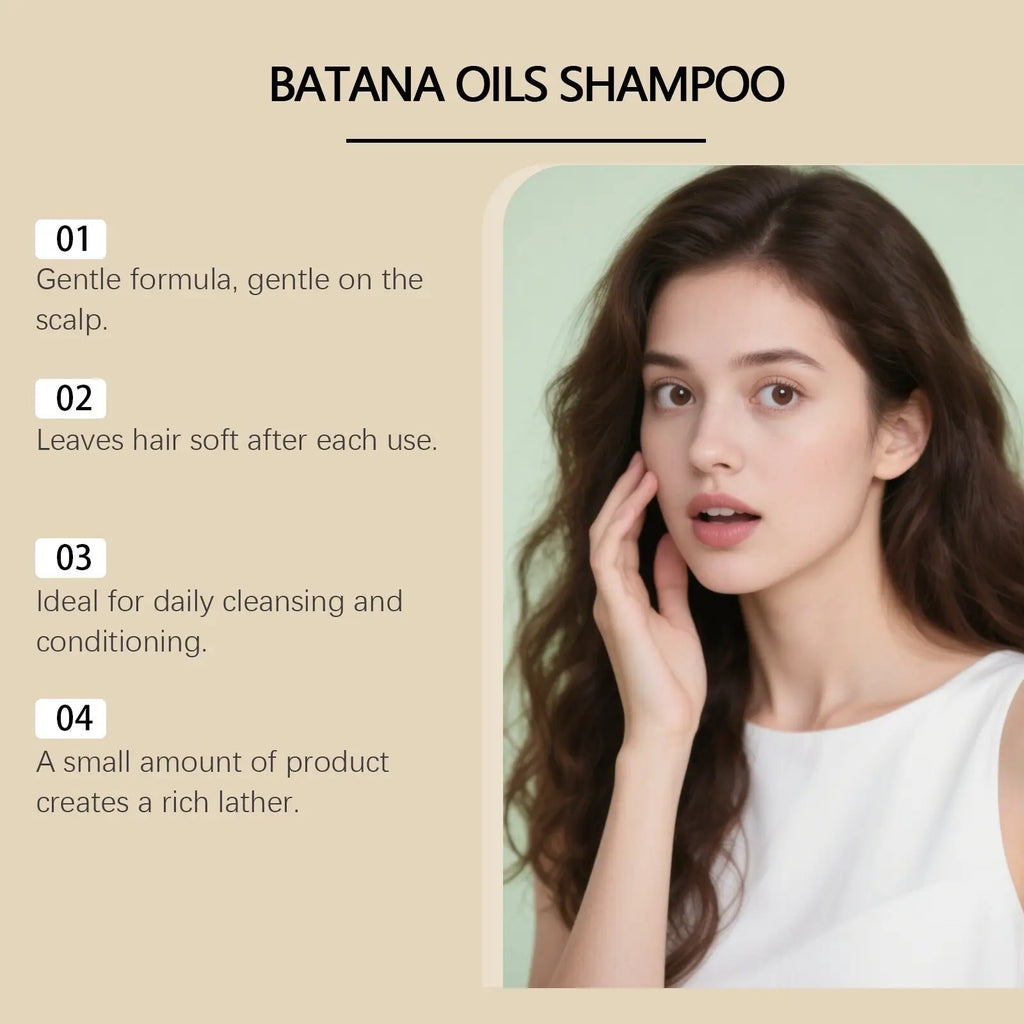 Batana Oil Shampoo for Blonde and Wavy Hair 55ml