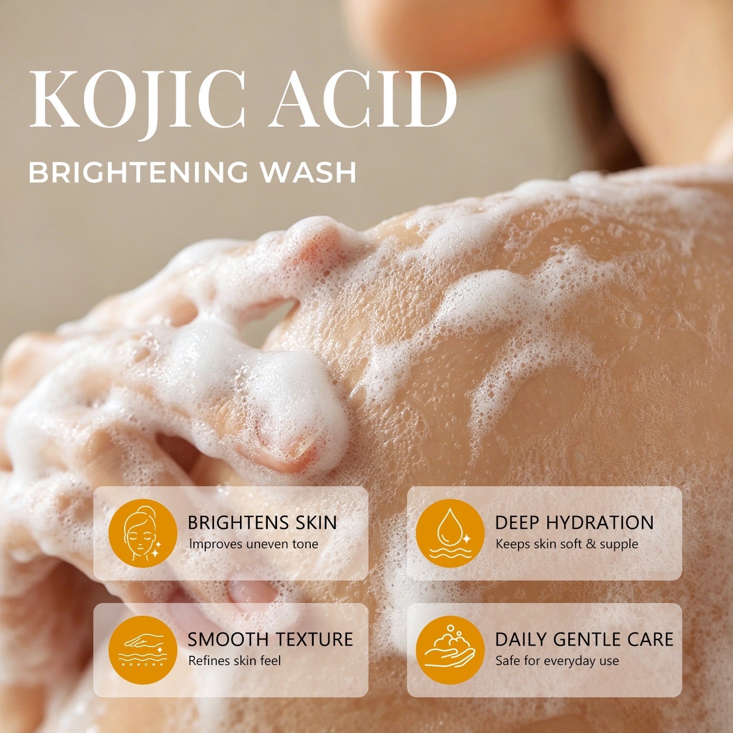 Kojic Acid Brightening Wash – Extra Strength