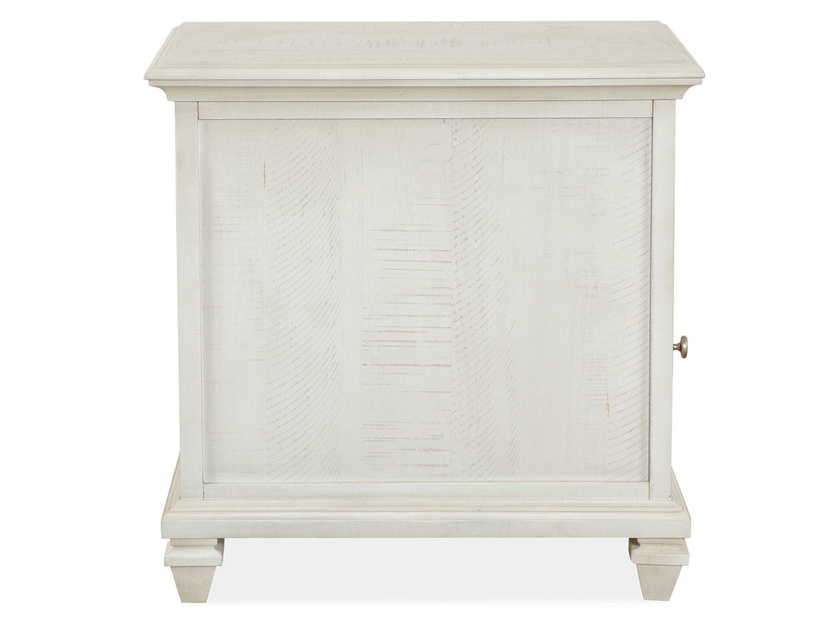 Newport - Chairside End Table - Alabaster
