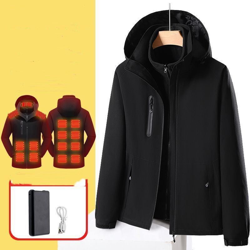 Smart Electric Heating Shell Jacket Three-in-one