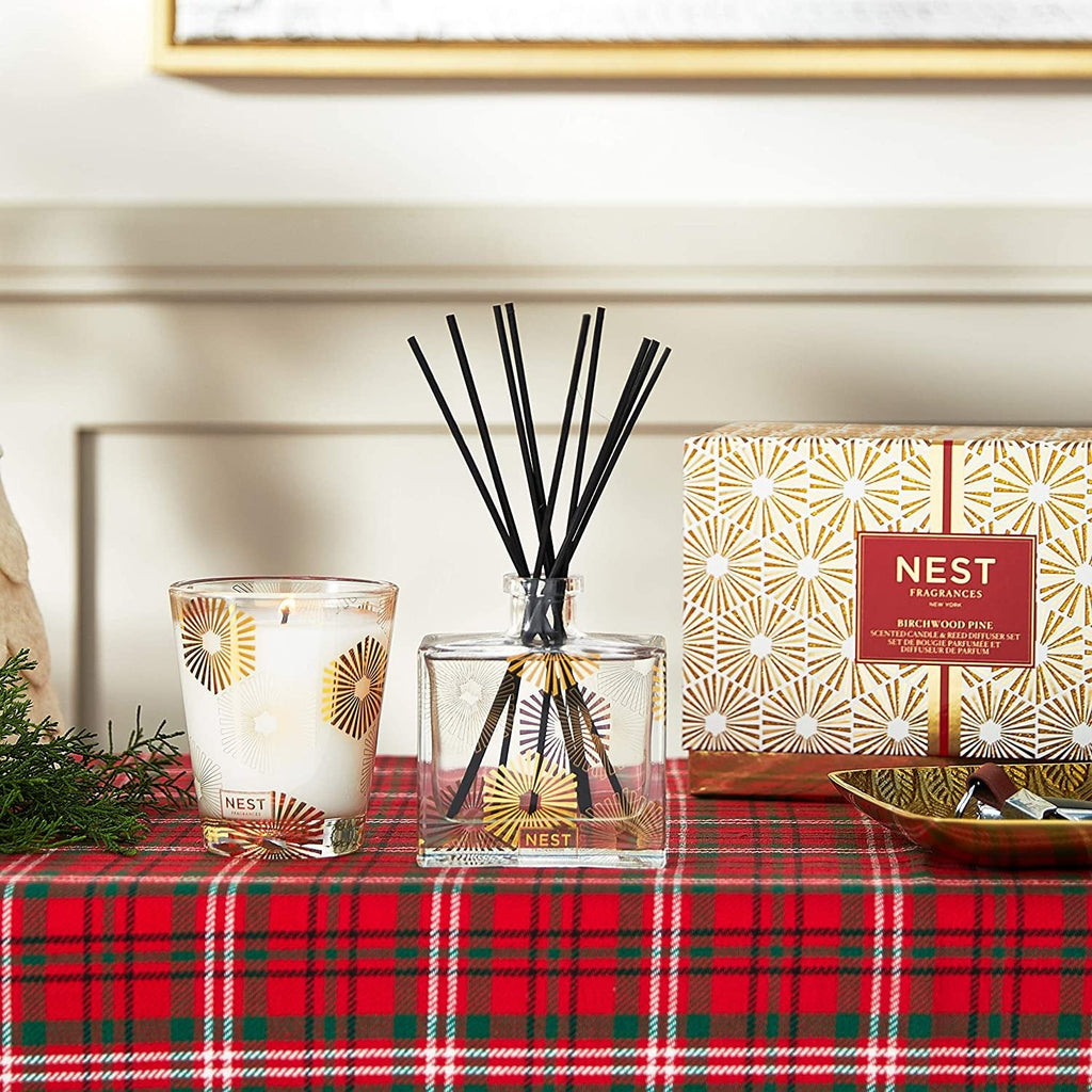 Nest New York Birchwood Pine Classic Candle & Reed Diffuser Set