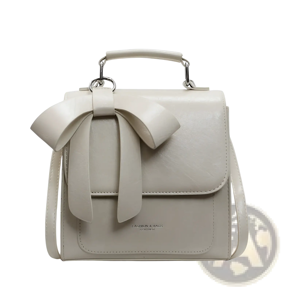 Bow Crossbody Bag Faux Leather Fashion Handbag