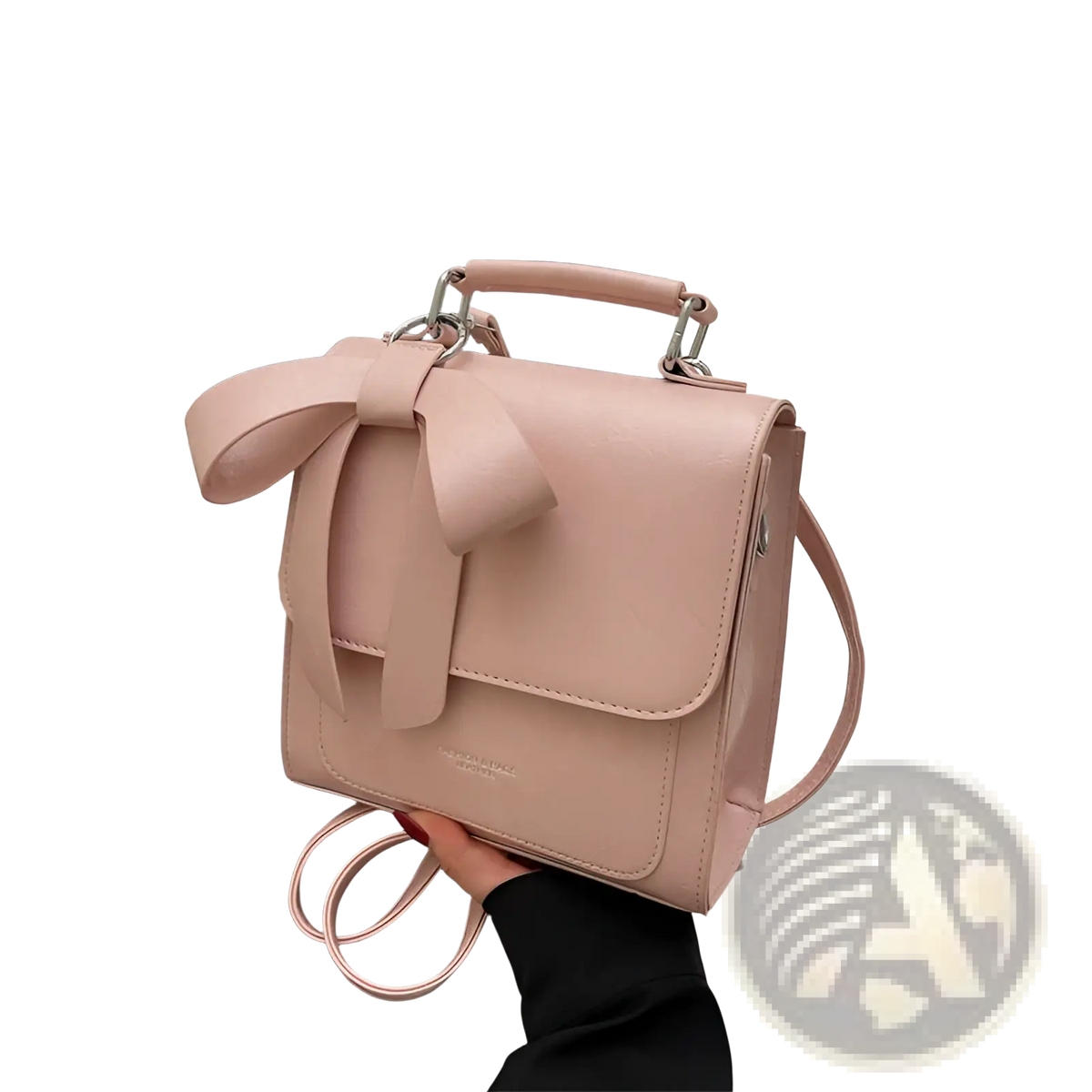 Bow Crossbody Bag Faux Leather Fashion Handbag