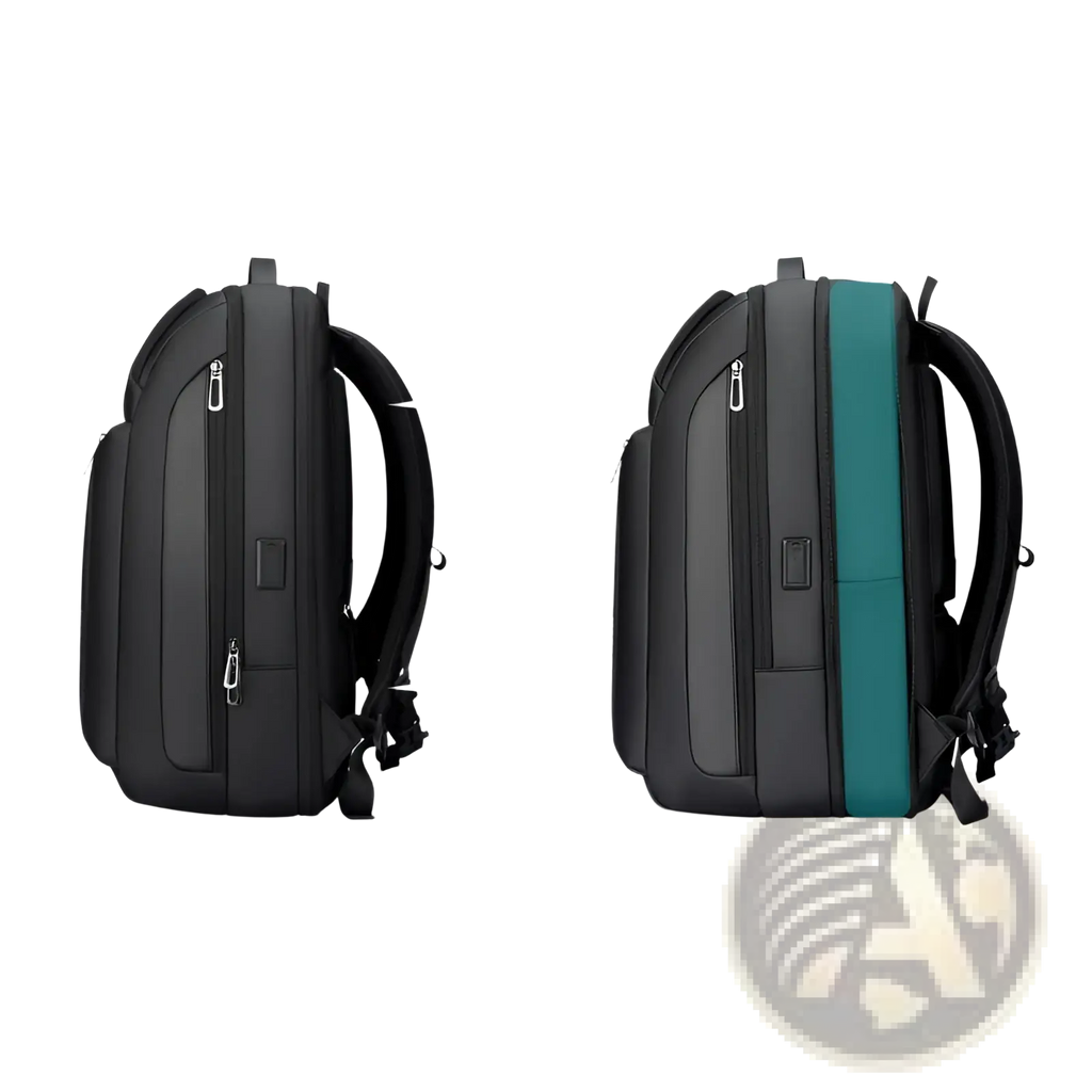 Business Travel Backpack Sleek Oxford Laptop Bag