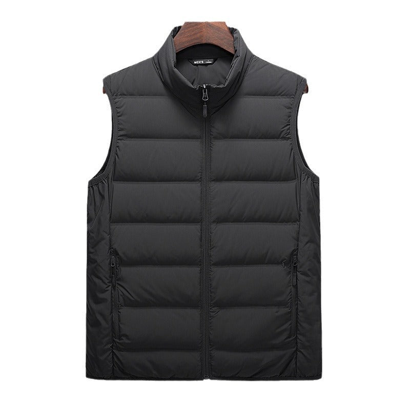 Thickened Down Jacket Stand-Up Collar Lightweight Couples Vest Outerwear