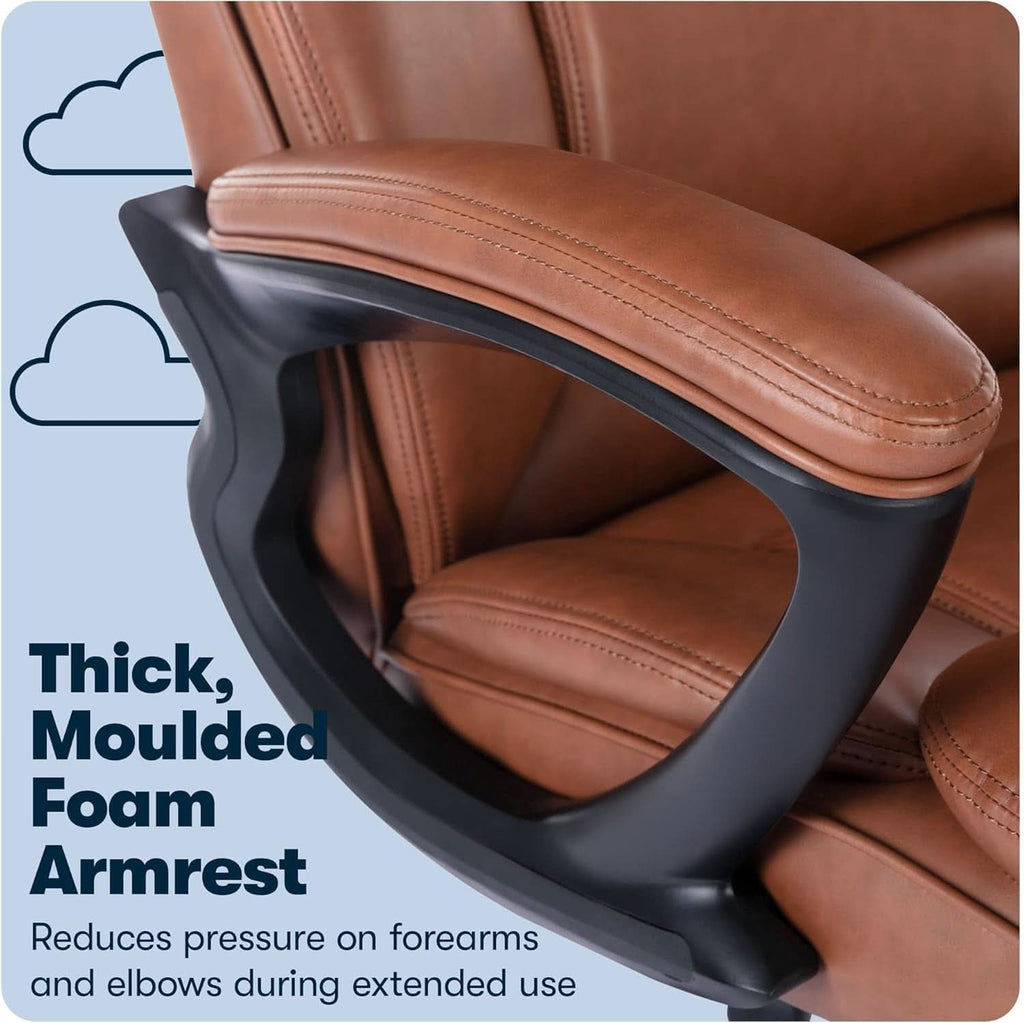 Fairbanks Big And Tall High Back Cognac Office Chair