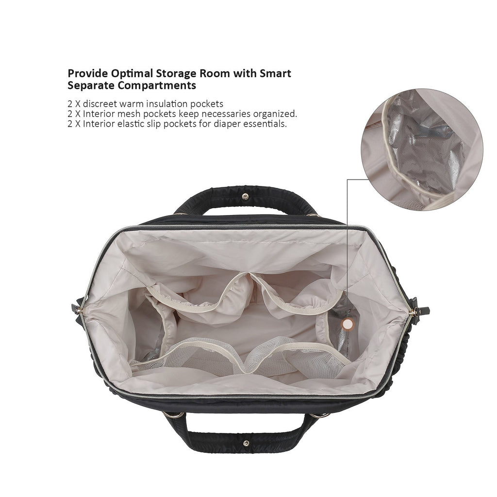 New Outdoor Portable Crossbody Large-Capacity Multi-Function Mommy Bag