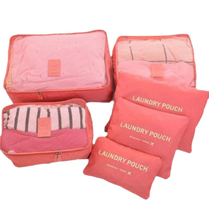 Travel Six-piece Set Large Capacity Storage Bag Set
