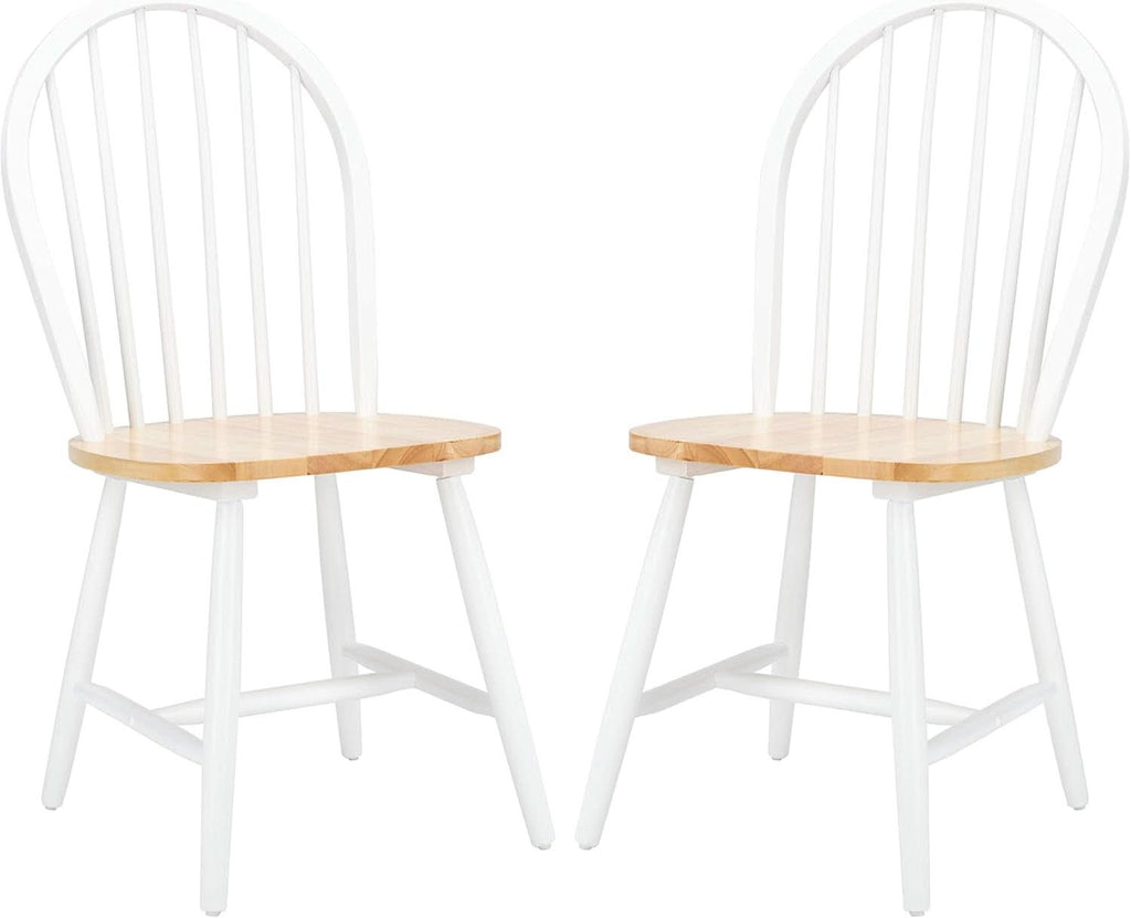 Farmhouse 18 Inch Black Spindle Back Dining Chairs Set Of 2