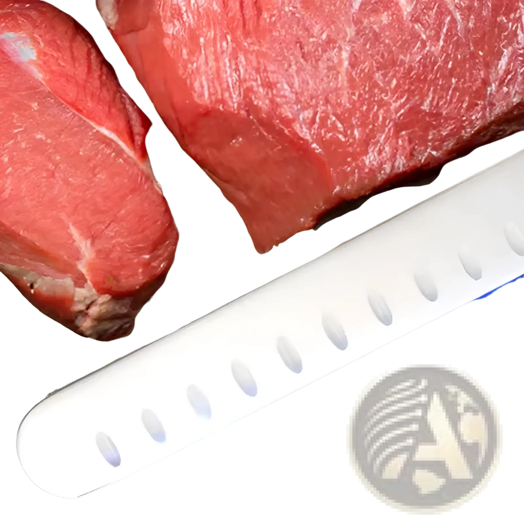 Carbon Steel 10 Inch Chef Knife for Meat and Ham