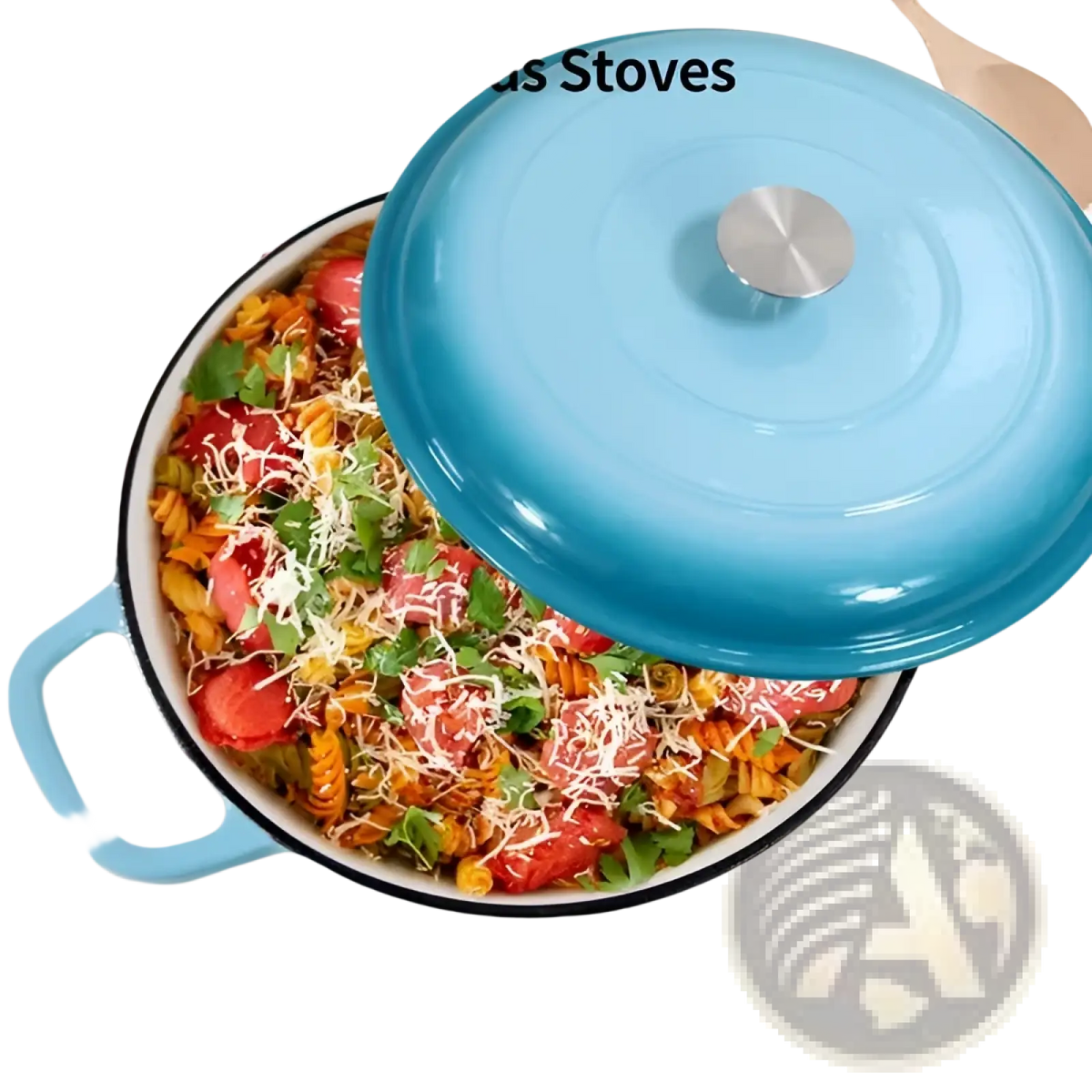 Cast Iron Braiser 3.8 Qt Enameled Casserole Pot