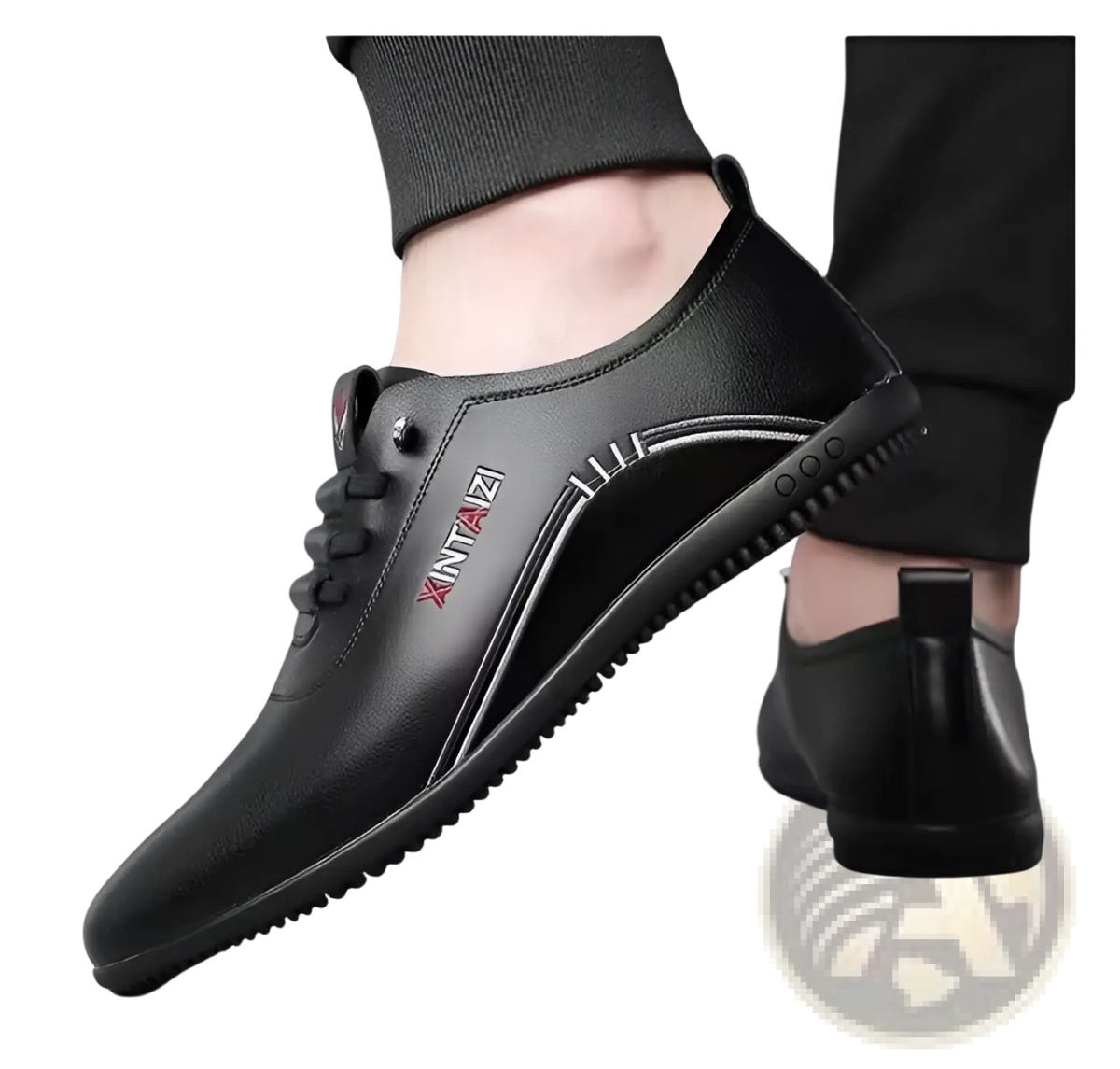 Casual Leather Flat Sneakers Lightweight Breathable