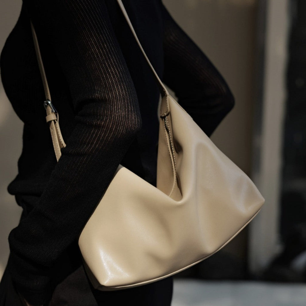 Fashionable And Versatile New Cowhide Shoulder Bag