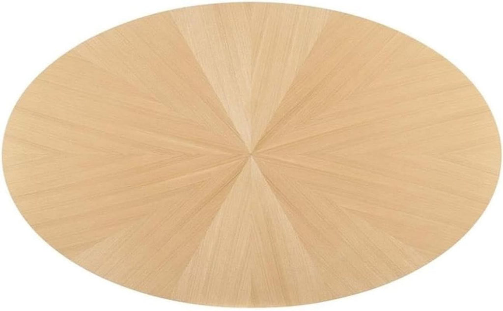 Crossroads 71 Inch Oak Oval Dining Table Mid Century
