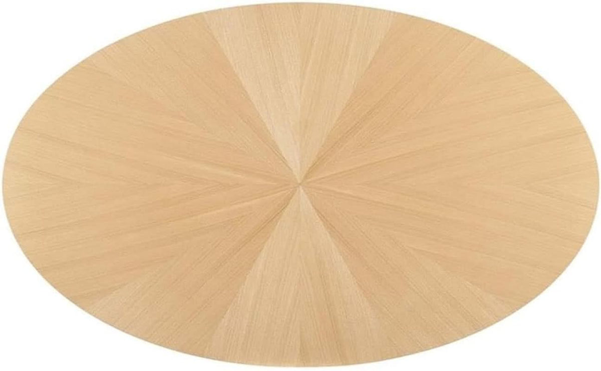 Crossroads 71 Inch Oak Oval Dining Table Mid Century