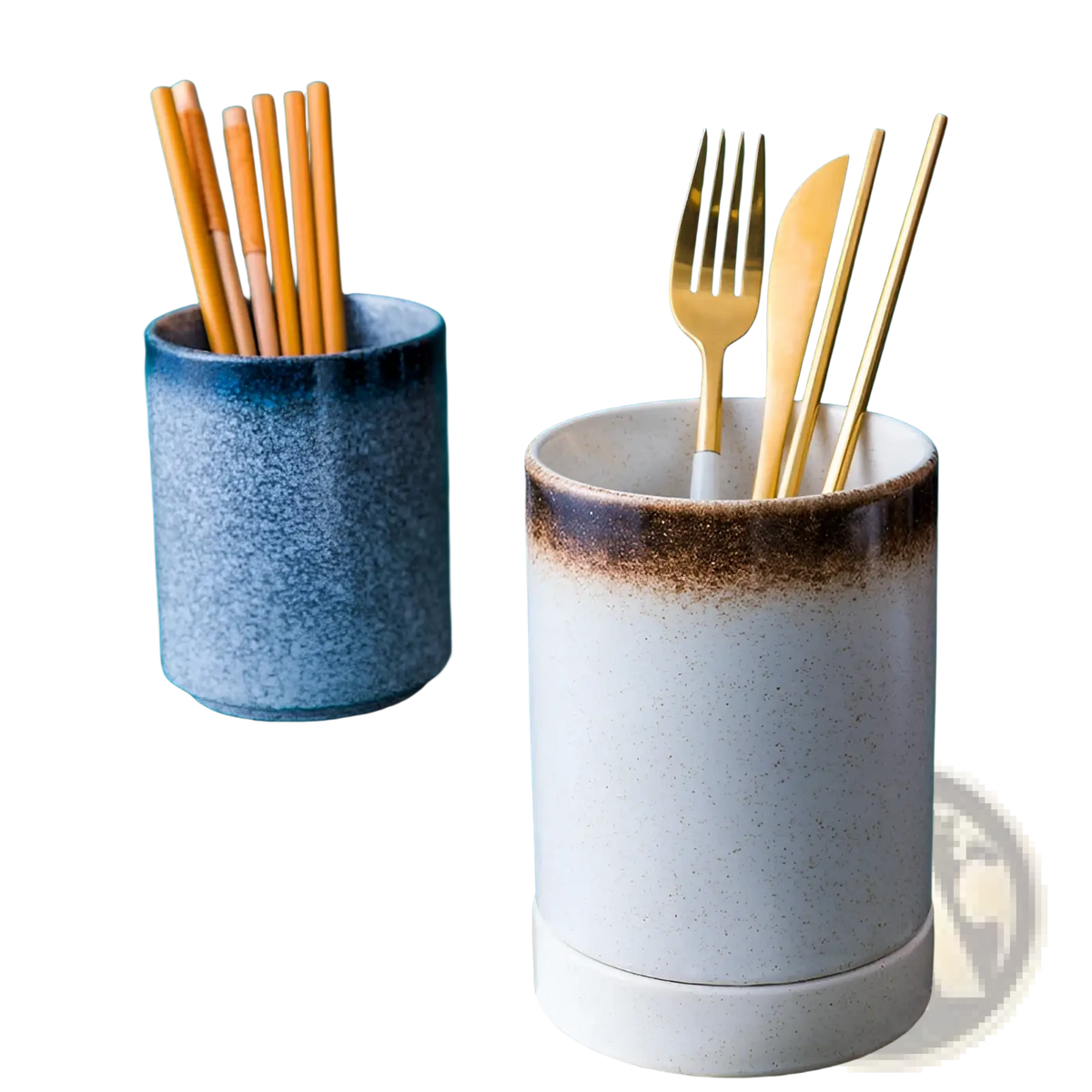 Ceramic Chopsticks Holder Japanese Style Storage Box