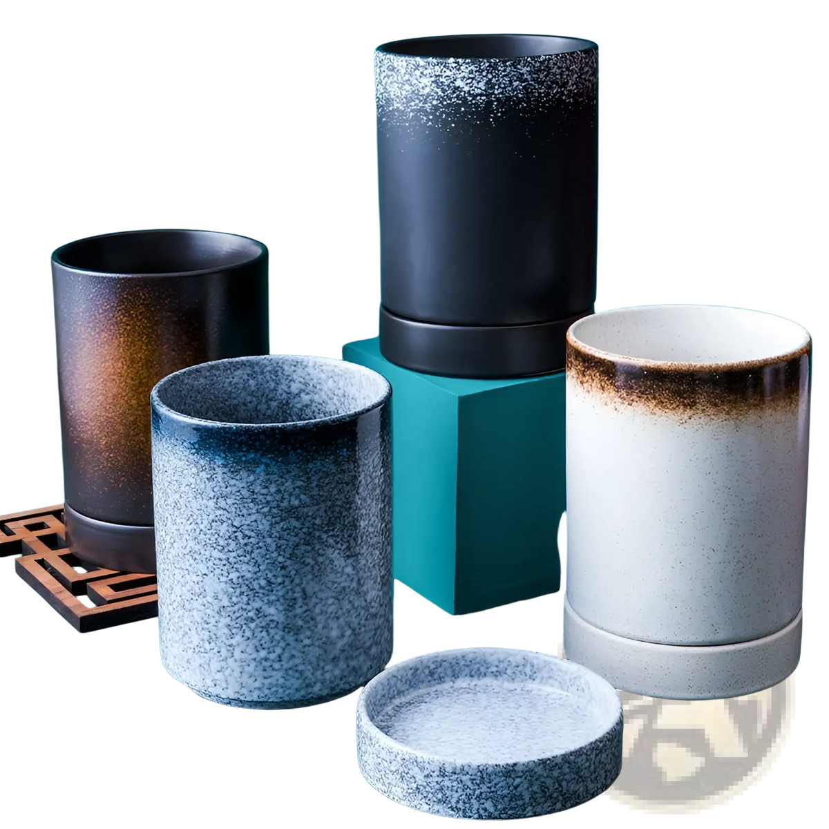Ceramic Chopsticks Holder Japanese Style Storage Box