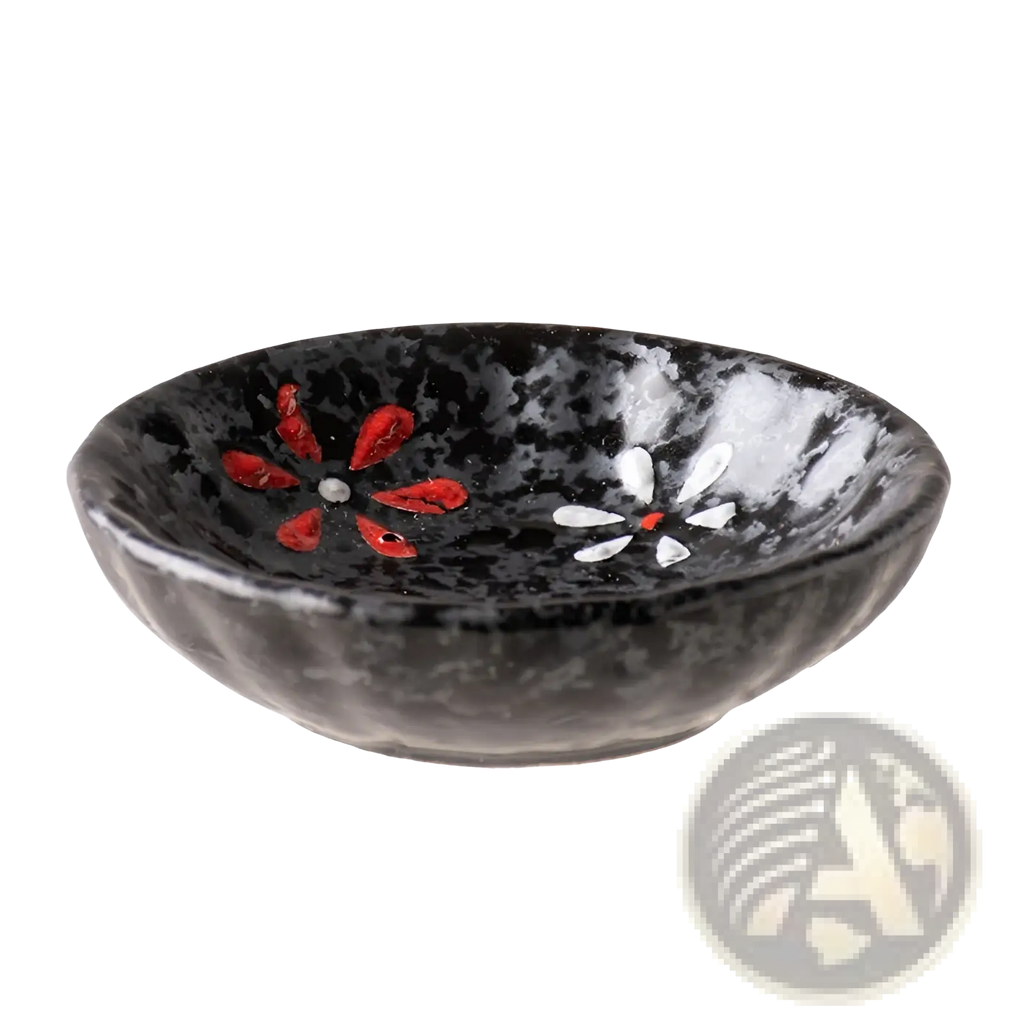 Ceramic Condiment Bowls Hand Painted Snack Dishes