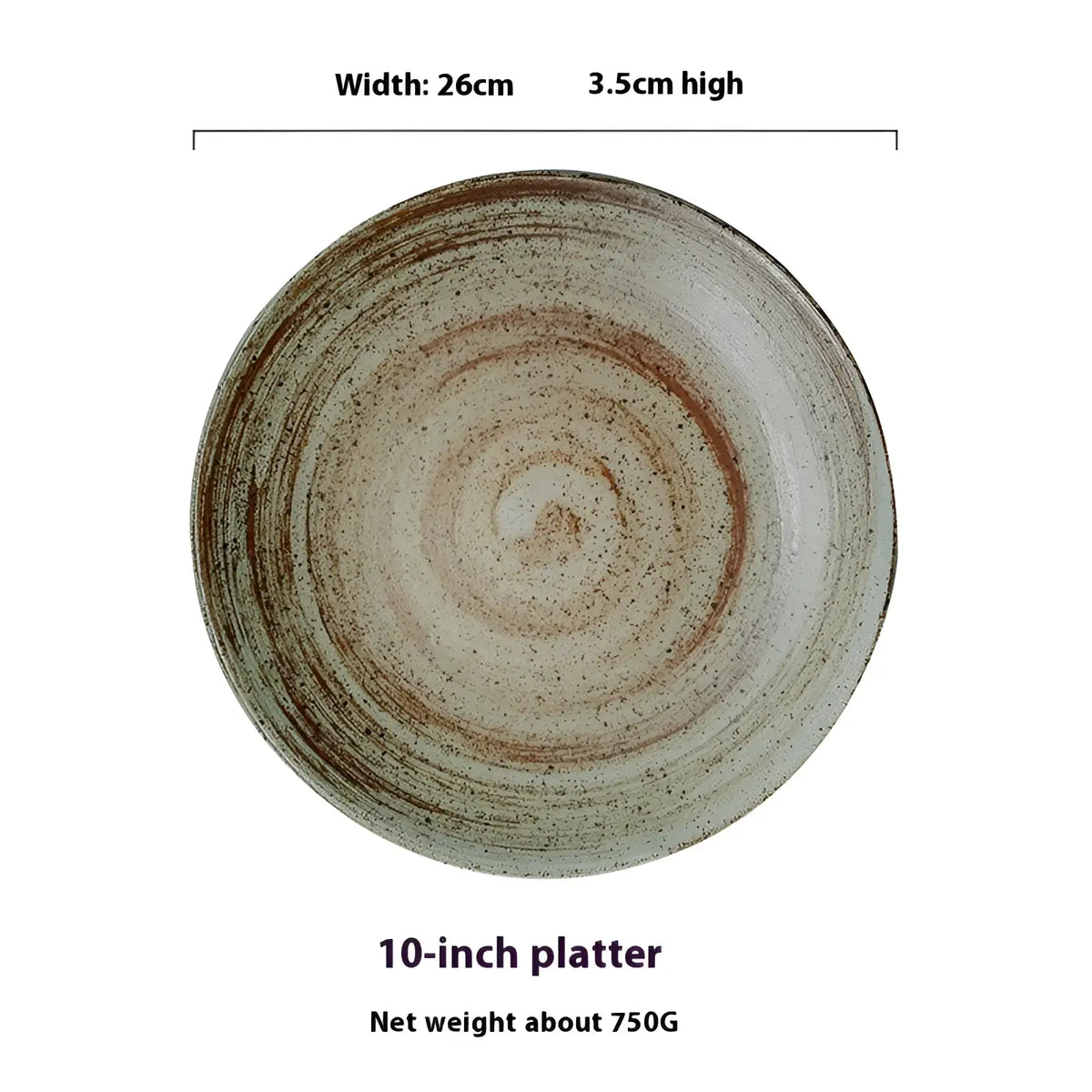 Ceramic Rustic Speckled Stoneware Tableware Set