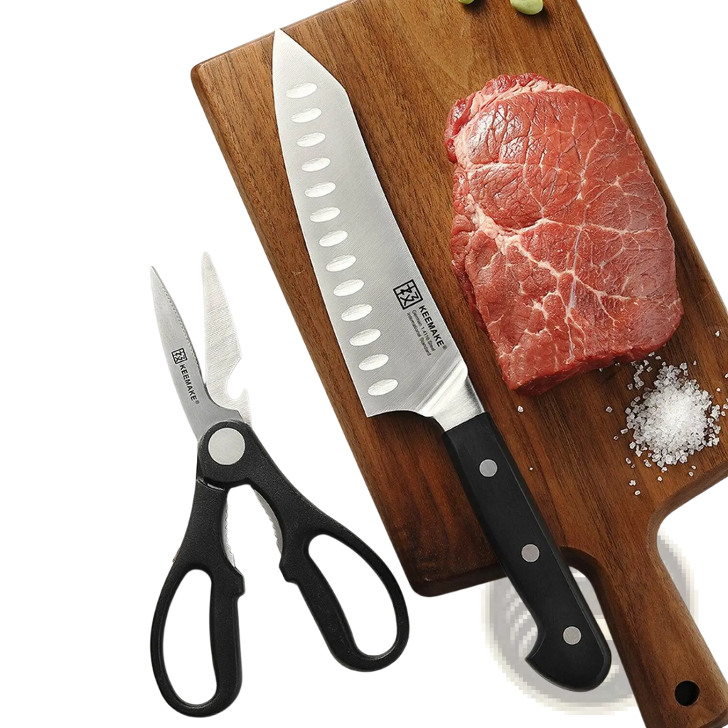 Chef Knife Set with Stainless Steel Kitchen Shears