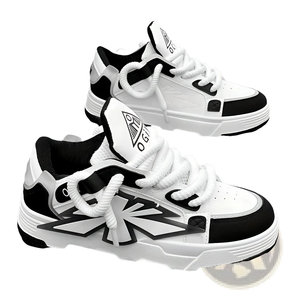 Chunky Sneakers for Men Harajuku Low Top Shoes