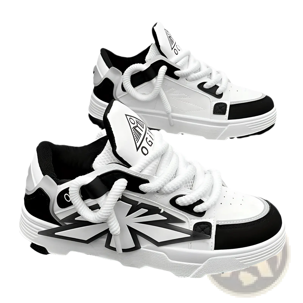 Chunky Sneakers for Men Harajuku Low Top Shoes