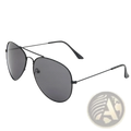 Classic Unisex Metal Aviator Sunglasses with Uv Protection