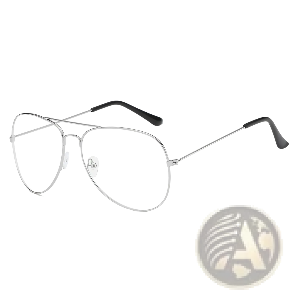 Classic Unisex Metal Aviator Sunglasses with Uv Protection