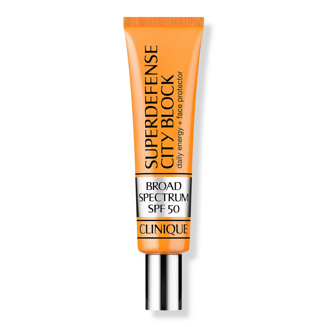 Clinique Superdefense City Block Broad Spectrum SPF 50 Daily Energy + Face Protector 1.35 OZ