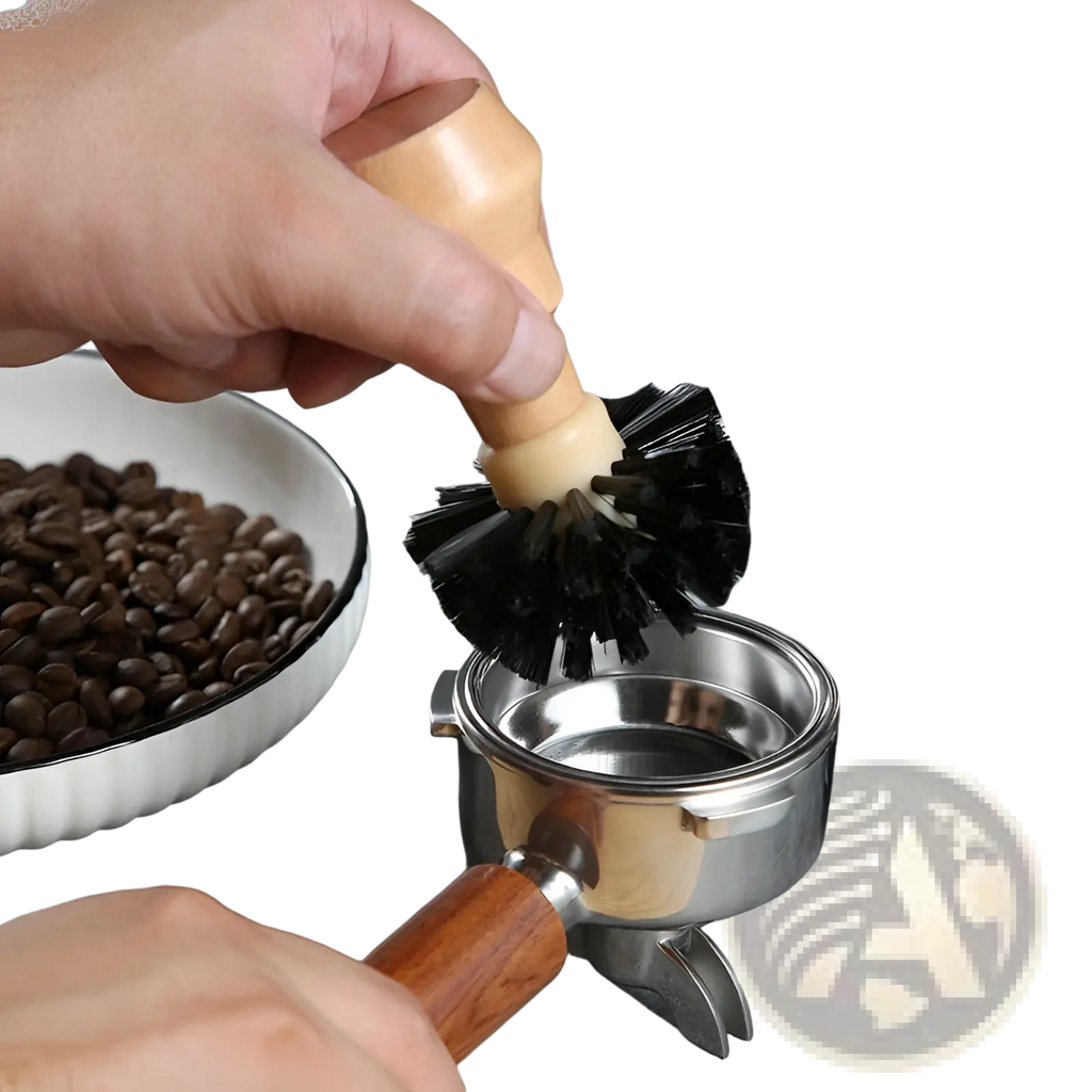 Coffee Machine Cleaning Brush 2pcs Wooden Espresso Tool
