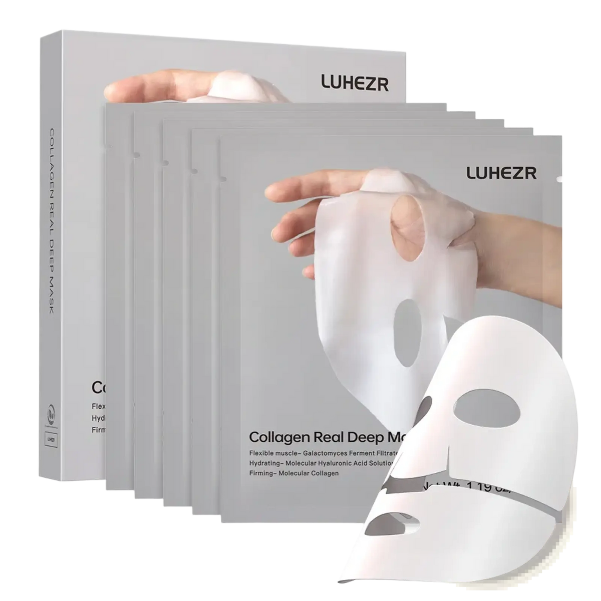 Collagen Deep Hydrating Face Masks for Firmness and Elasticity