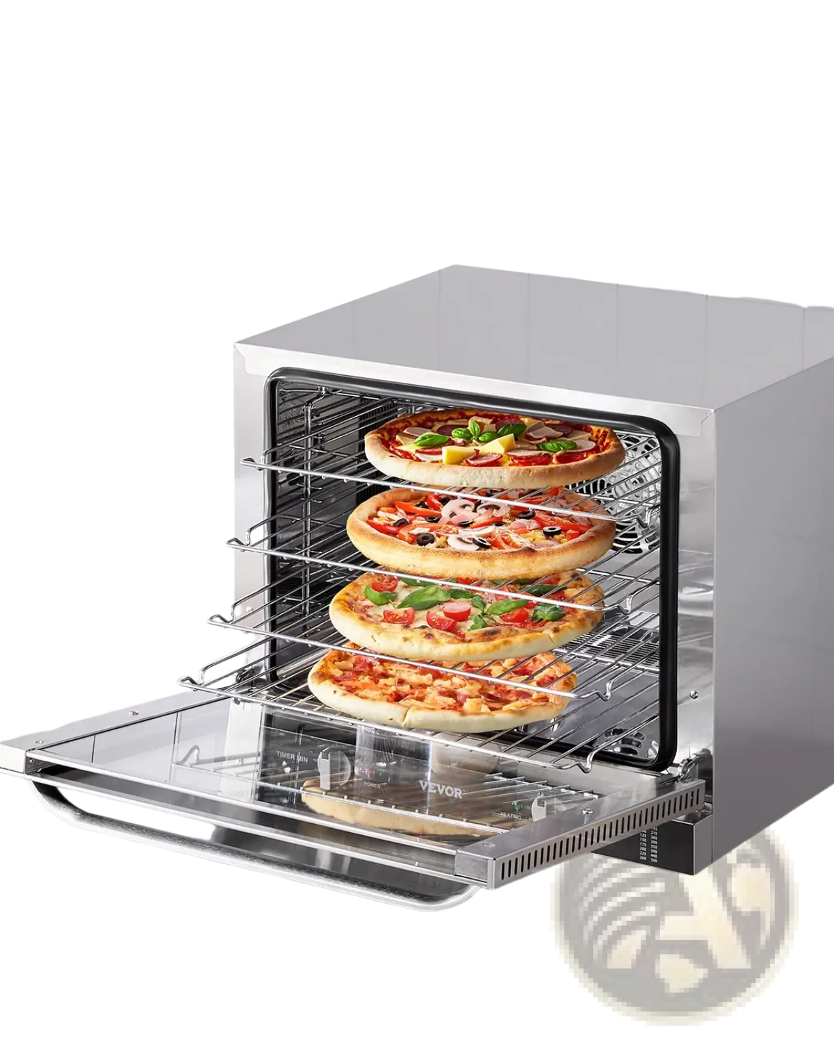 Commercial Convection Oven 66l 2800w Stainless Steel