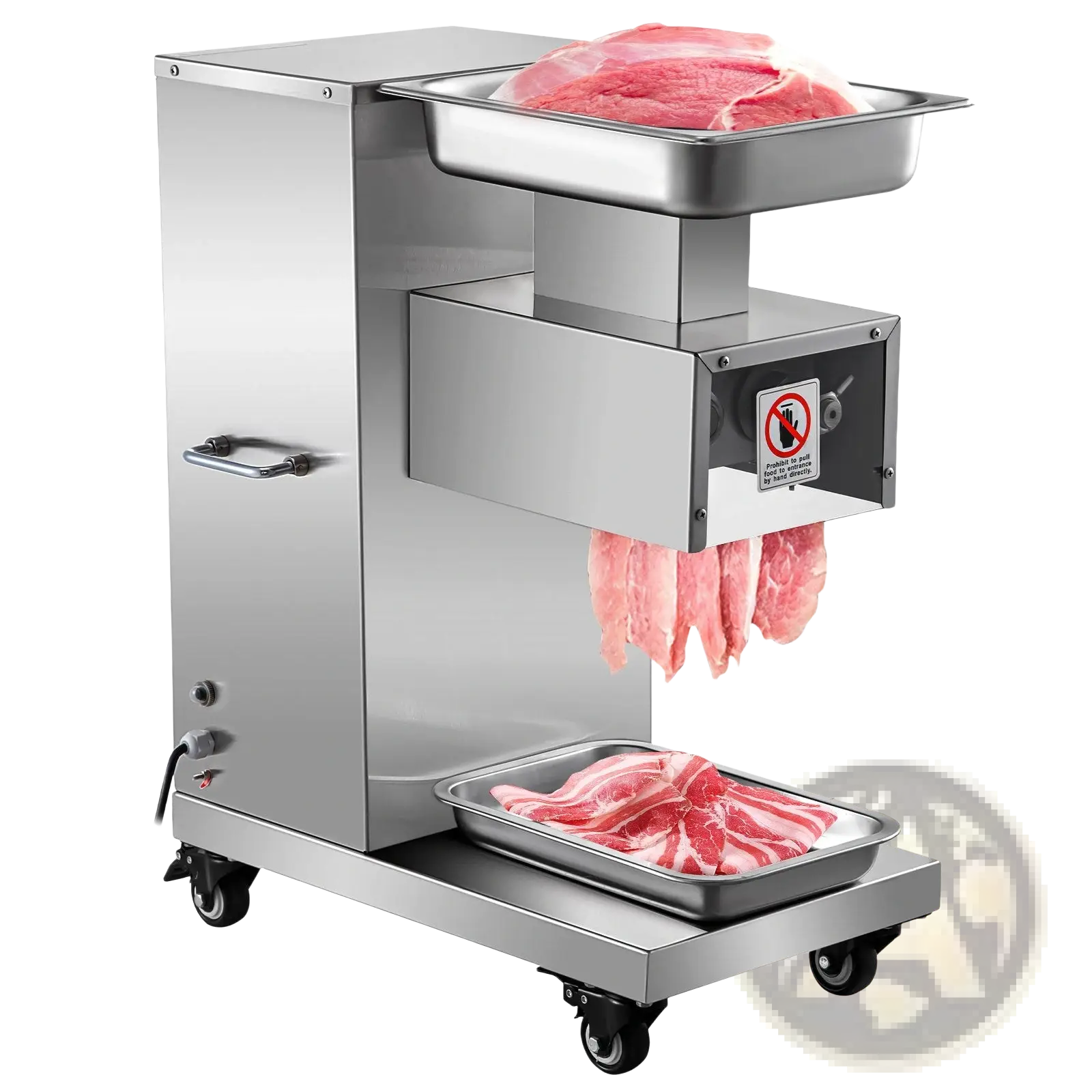Commercial Meat Cutter Machine 1100lb/h 750w 3mm Slicer