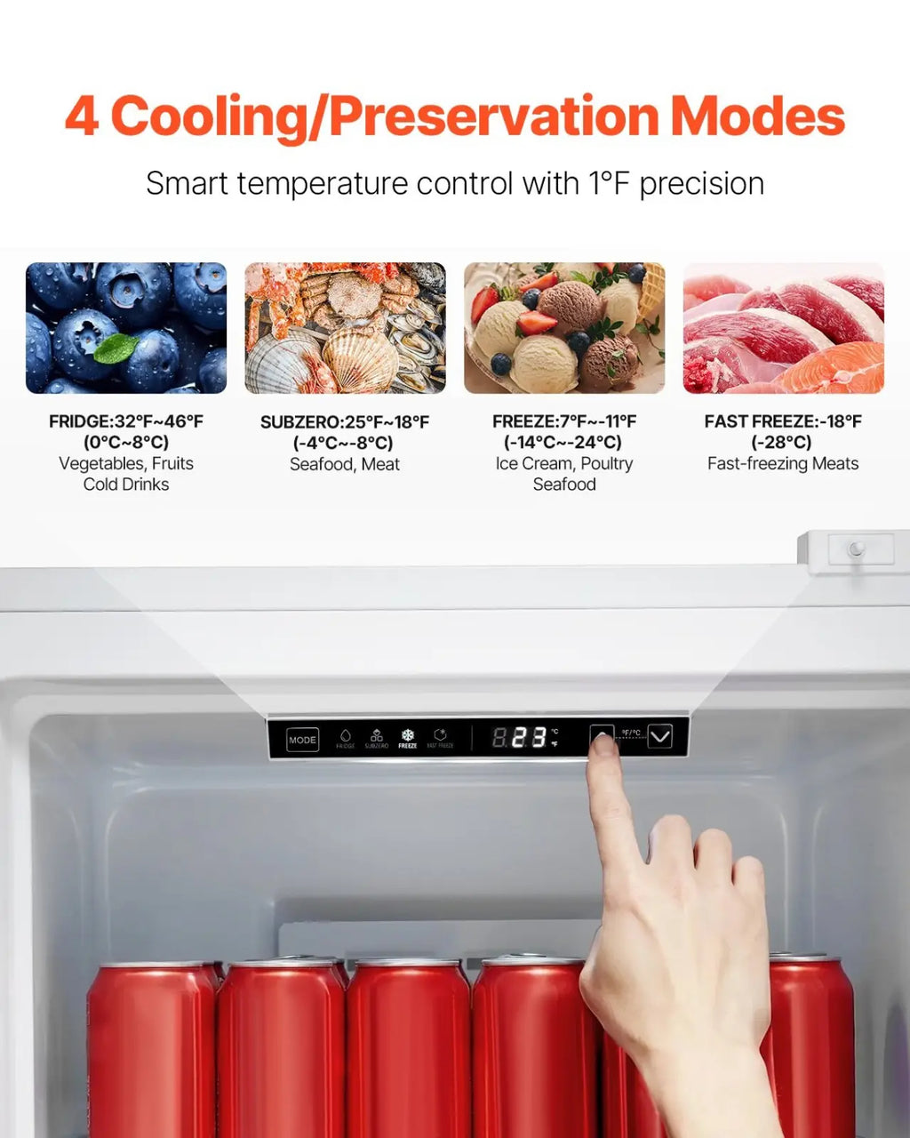 Convertible Freezer Refrigerator 11 Cu Ft Frost Free