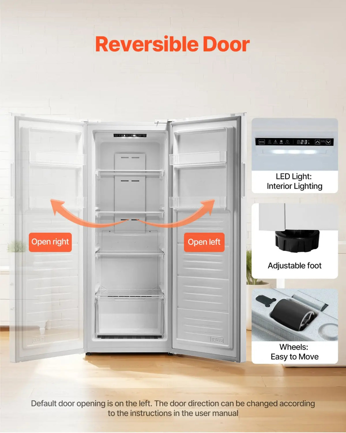 Convertible Freezer Refrigerator 11 Cu Ft Frost Free