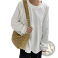 Corduroy Crossbody Shoulder Bag with Adjustable Strap