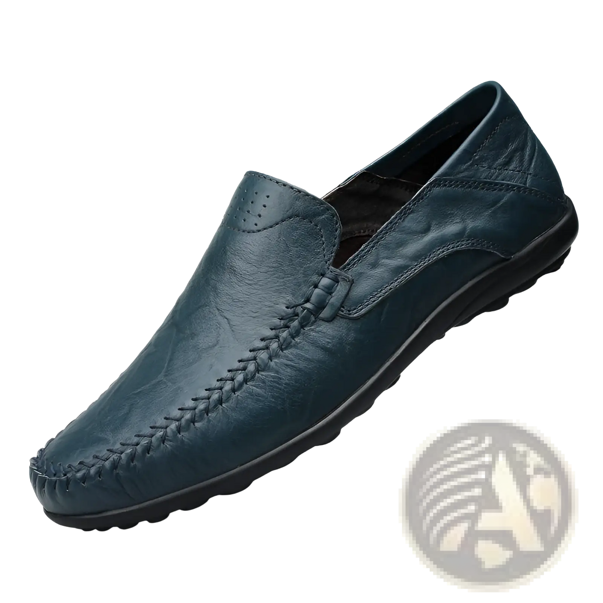 Cowhide Leather Breathable Perforated Gommino Shoes