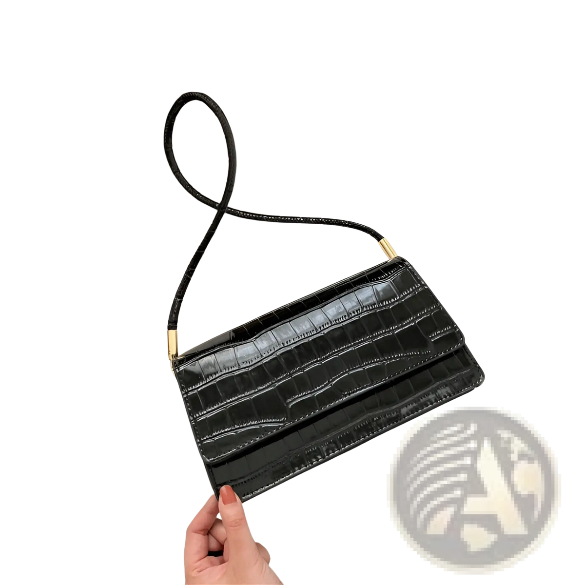 Crocodile Pattern Underarm Bag High-end Pu Clutch