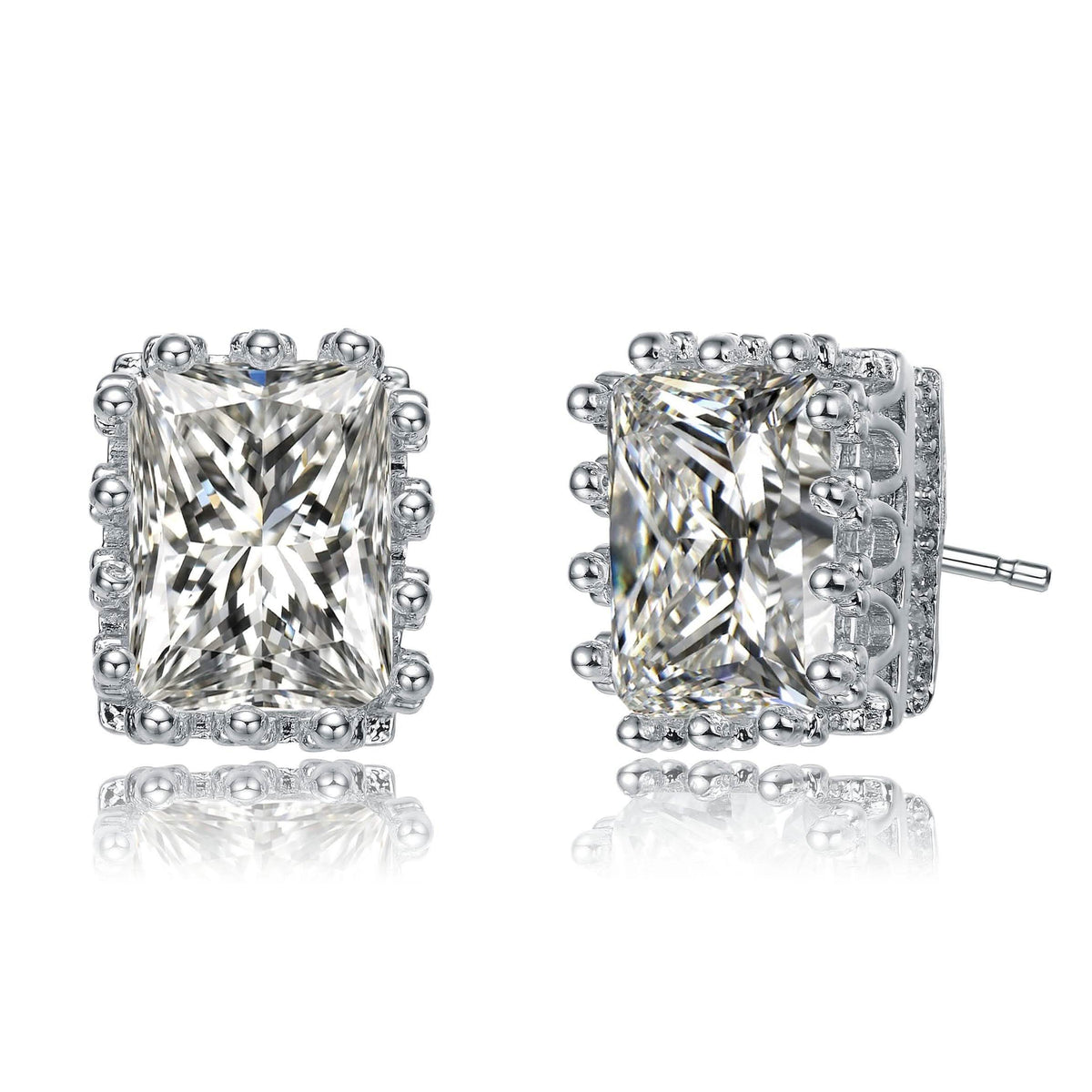 Cubic Zirconia Stud Earrings
