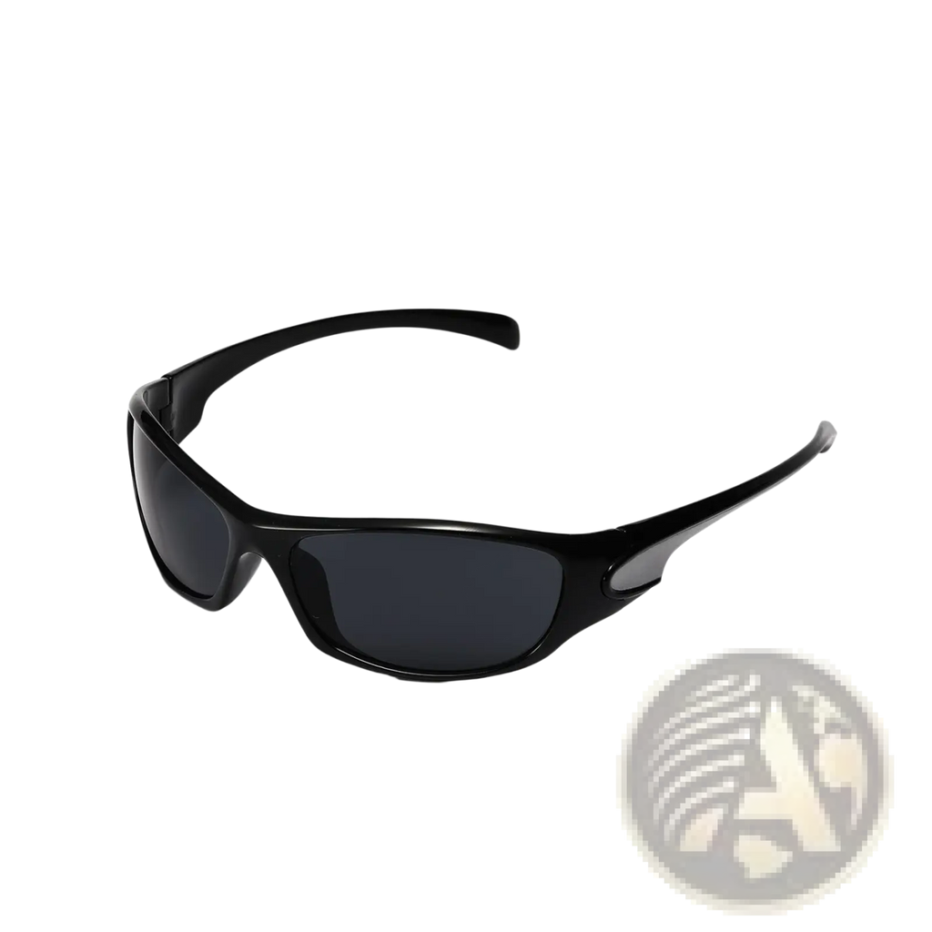 Cyberpunk Metallic Shield Sunglasses with Pc Lenses