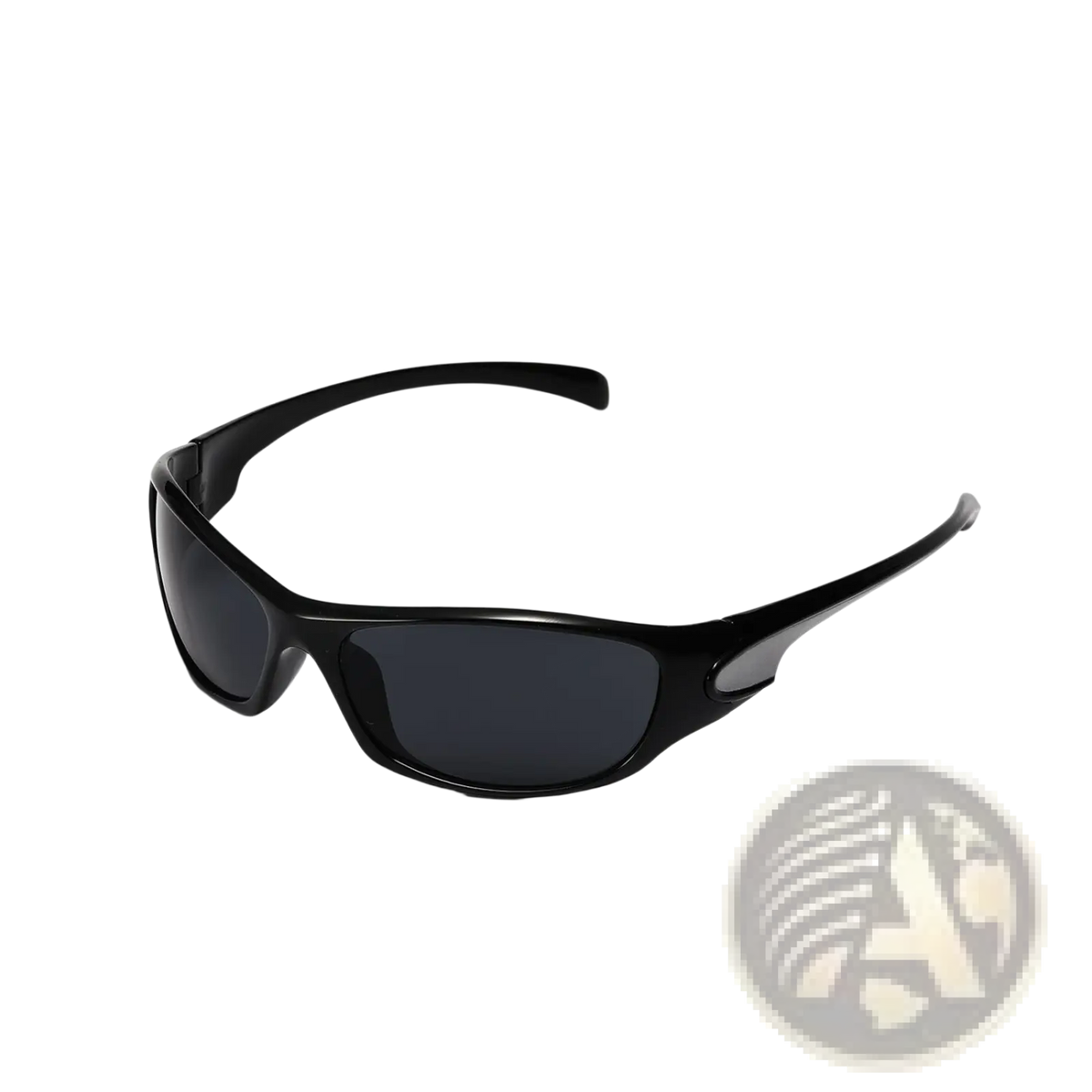 Cyberpunk Metallic Shield Sunglasses with Pc Lenses