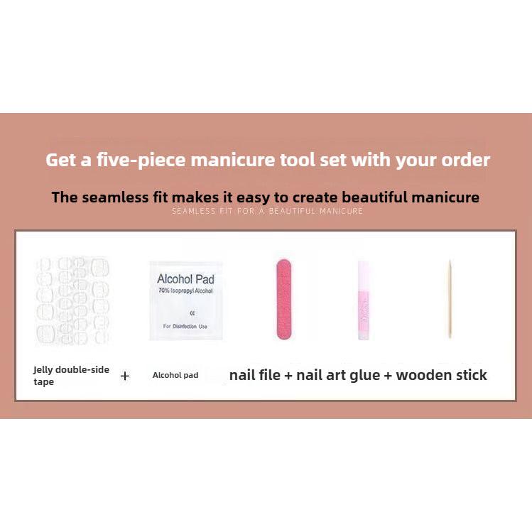 1043- Handmade press on nails fake nails removable Handmade Drawing Nails