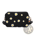 Daisy Flower Crossbody Bag Chain Strap Pu Leather