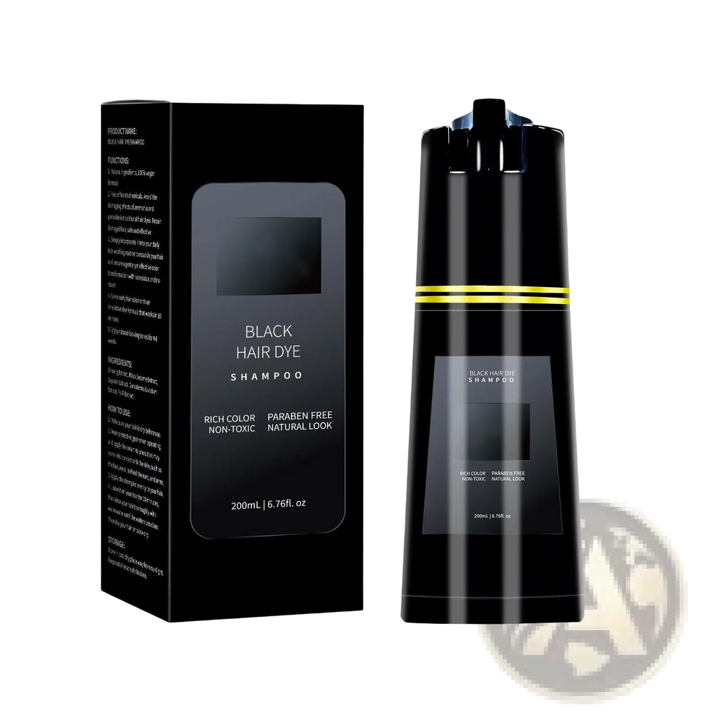 Dark Brown Hair Dye Shampoo 200ml Moisturizing Formula