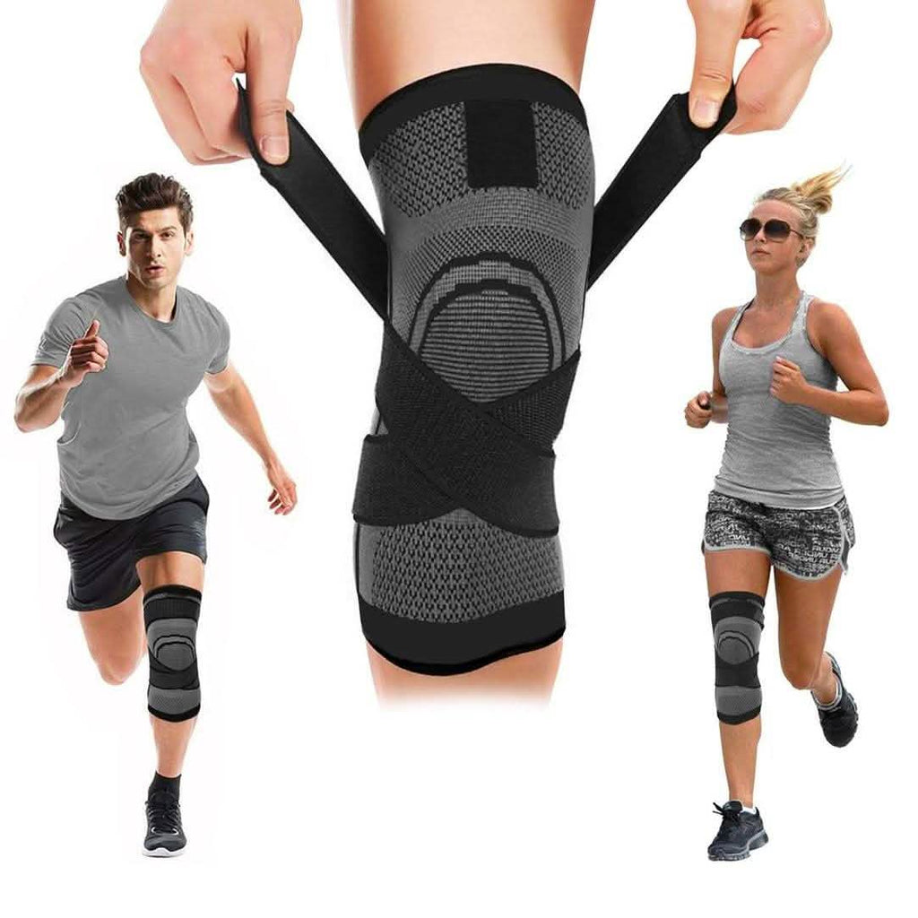 DCF Compression Knee Sleeve with Adjustable Straps